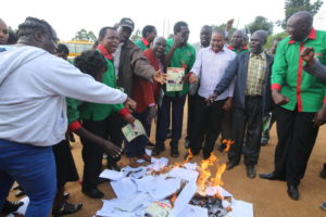 Crisis as teachers react by burning more TPAD materials