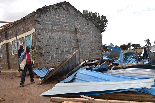 Storm wrecks havoc in Kandutura Primary School in Laikipia