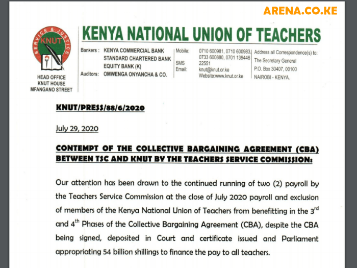 Knut response following members missing CBA and July promotions