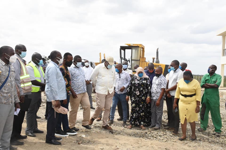 President Uhuru makes an impromptu visit to inspect the first ever TTC in Kwale