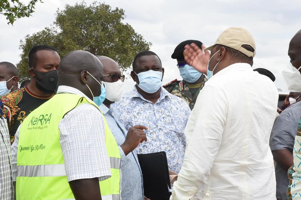 President Uhuru makes an impromptu visit to inspect the first ever TTC in Kwale