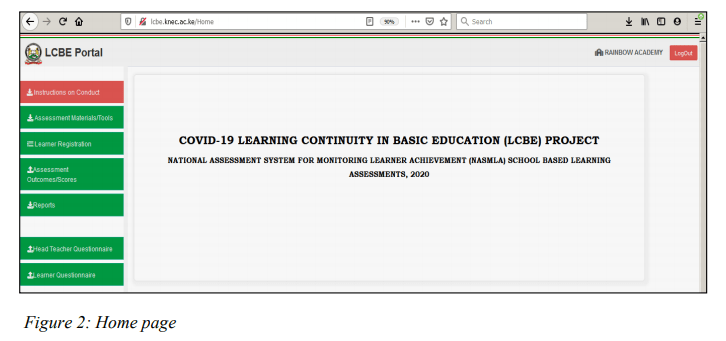 Knec LCBE assessment, full guidelines on how to submit scores online