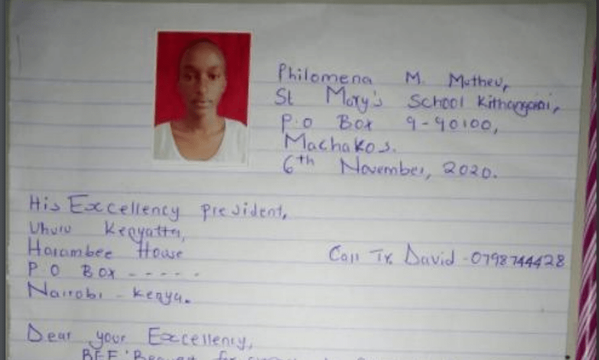 Governor Mutua steps in to help form 4 girl who penned a painful letter