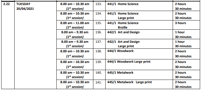 Knec official KCPE and KCSE 2020 exam timetables and instructions