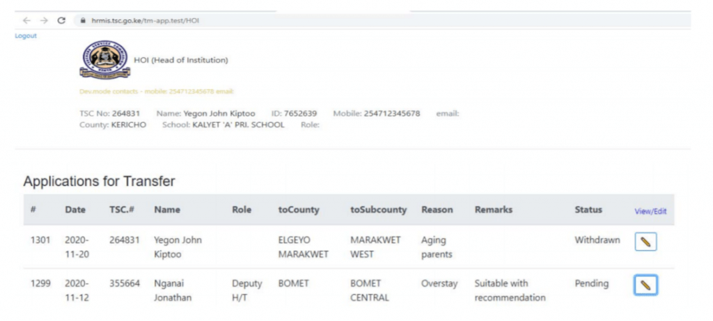 April TSC teacher transfers, what you should know