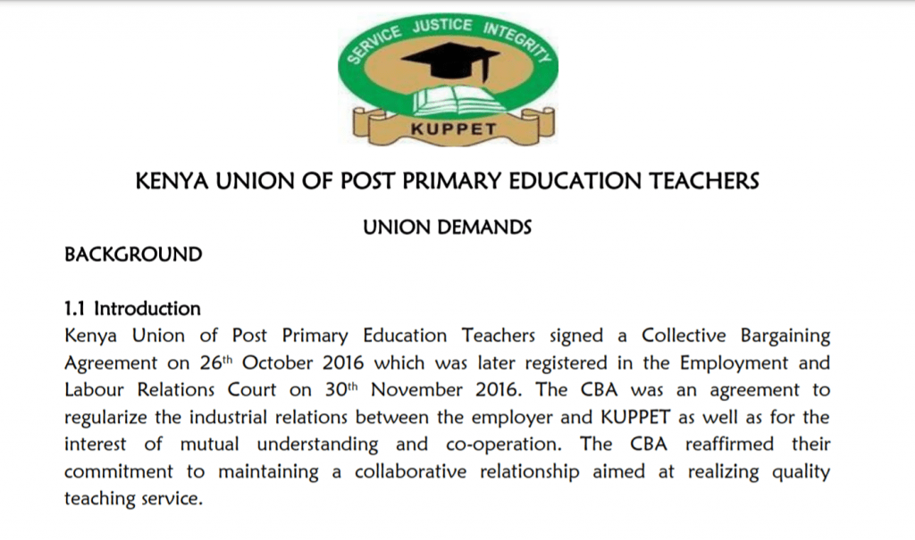 Kuppet official newly proposed teachers CBA July 2021