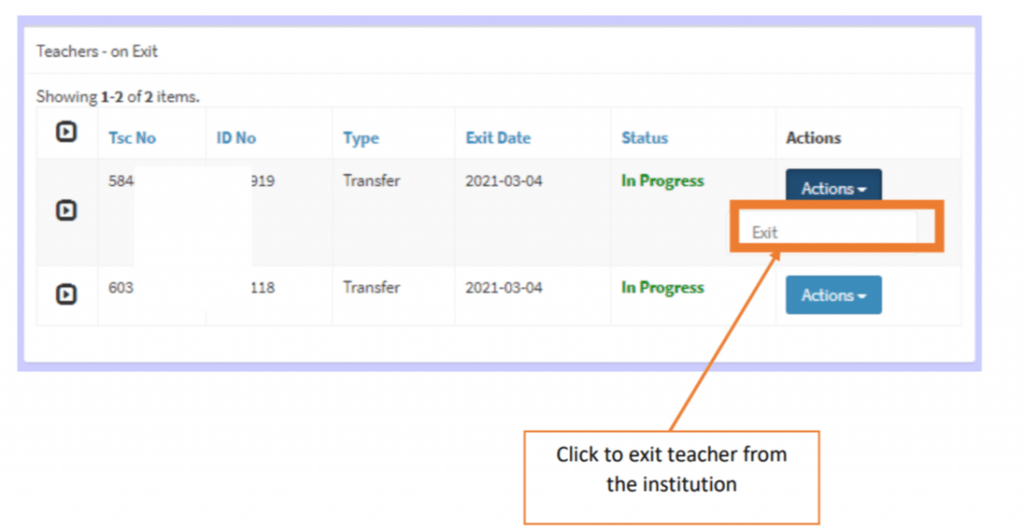 TSC online Entry/Exit user manual (Online Casualty guide)