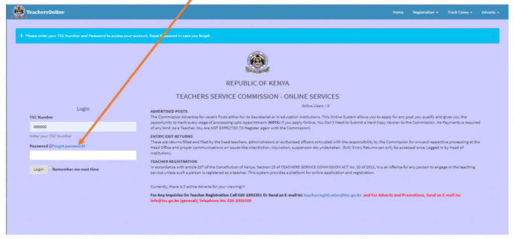 TSC online Entry/Exit user manual (Online Casualty guide)