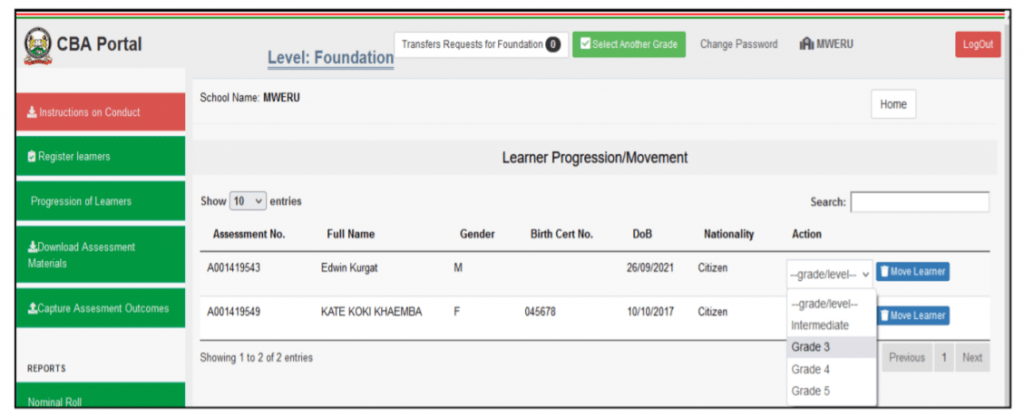 Knec guidelines for downloading and administering CBA assessments