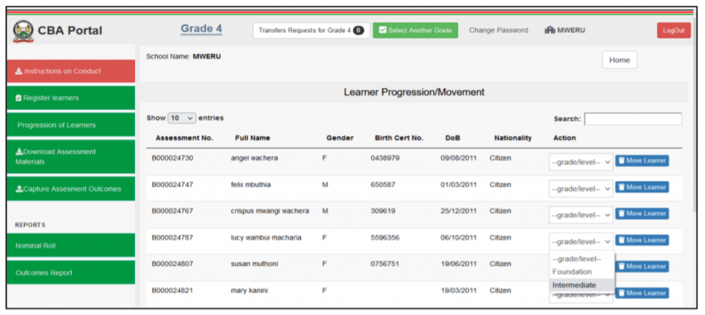 Knec guidelines for downloading and administering CBA assessments