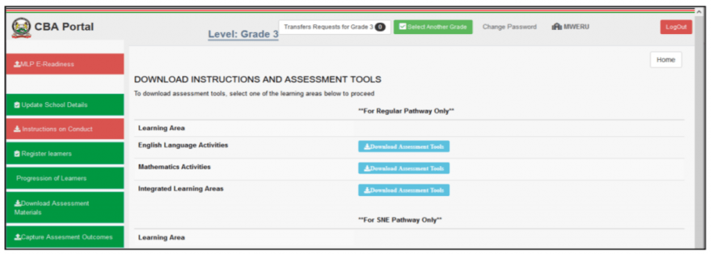 Knec guidelines for downloading and administering CBA assessments