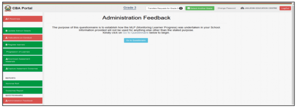 Knec guidelines for downloading and administering CBA assessments