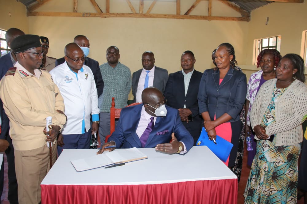 Magoha orders all primary and secondary schools to close tomorrow for midterm