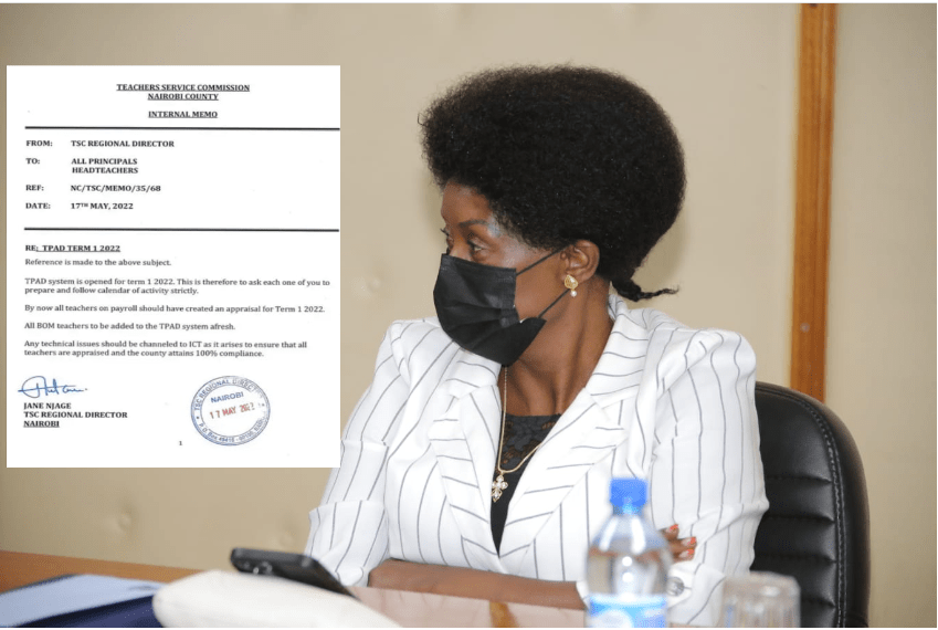 TSC term 1 TPAD appraisals, orders fresh listing of BOM teachers