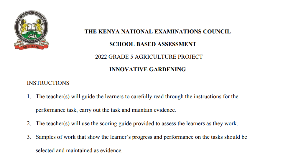 knec-grade-5-agriculture-cbc-assessment-project-july-2022