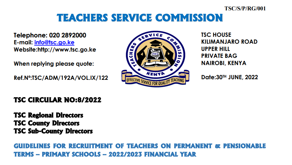 TSC releases new scoresheet, intern teachers awarded on years they served