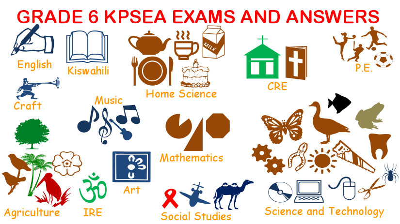 Free Grade 6 KPSEA Exams And Marking Schemes