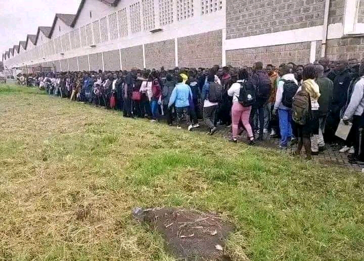 Crisis as long queues witnessed in TSC verification exercise